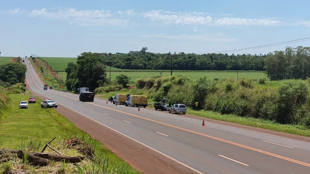 Homem De 46 Anos Morre Ao Ter Moto Atingida Por Carro Na Rodovia Na