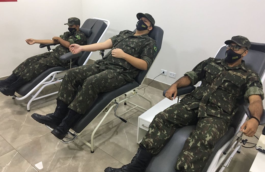 Tiro De Guerra De Ourinhos Participa De Campanha De Doa O De Sangue