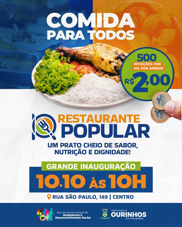 Prefeitura De Ourinhos Anuncia Inaugura O Do Primeiro Restaurante