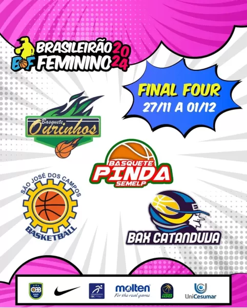 Ourinhos recebe etapa final do Campeonato Brasileiro de Basquete Feminino Sub-23