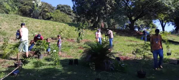 Área de preservação permanente do UNIFIO realiza plantio de árvores na Nova Ourinhos e Jardim São Silvestre