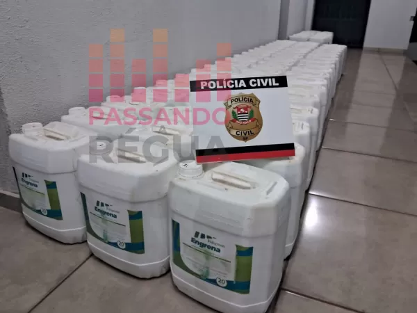 Homem é preso em flagrante por receptação de fertilizantes roubados em Santa Cruz do Rio Pardo