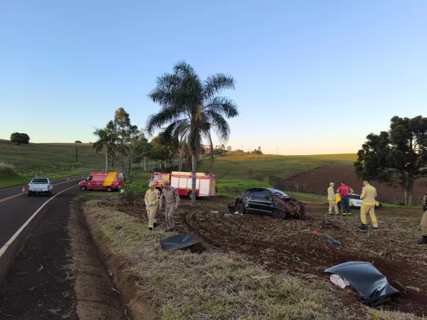 Homem de 64 anos morre em acidente na PR-436, no Norte do Paraná