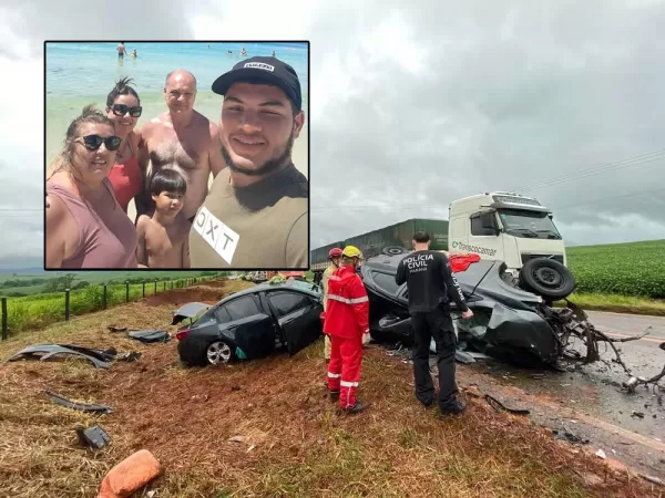 Família de Goiás que morreu em acidente no Paraná tem familiares em Ourinhos; apenas criança de 6 anos sobreviveu