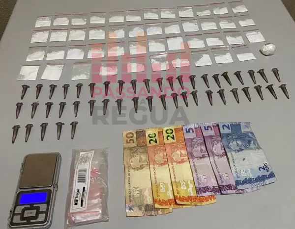 Jovem é preso por tráfico de drogas em Ourinhos com 97 porções de cocaína