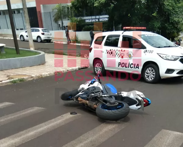 Motociclista sofre acidente grave em Ourinhos e é levado à Santa Casa