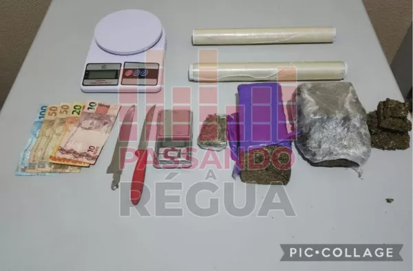 Frentista de 18 anos é preso por tráfico de drogas, em meio a forte chuva e perto do batalhão da PM em Ourinhos