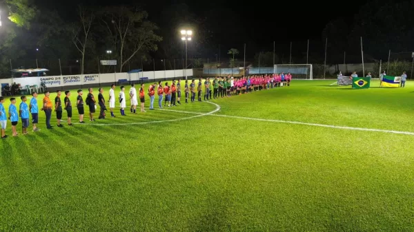 Prefeito de Salto Grande revitaliza Campo de Futebol Society Joaquim Barbalho Filho e lança Campeonato Municipal de Futebol Society Noturno