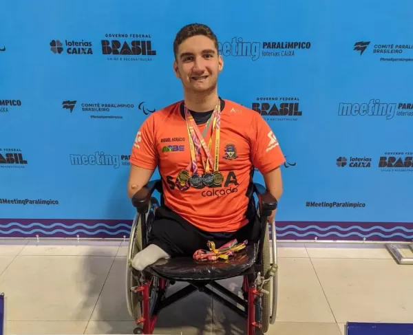 Atleta Paralímpico de Ourinhos conquista medalhas em Competição Nacional