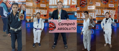 Projeto Social de Jiu-jitsu do CACTO de Ourinhos triunfa no Circuito Interior de Marília com impressionante conquista de medalhas