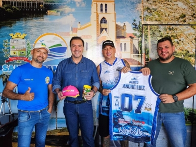 Mário Rosa se reúne com pilotos que irão representar Salto Grande na final da Brasil Cup de Jetski