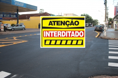 Para a realização de obras, prefeitura interdita Avenida Jacinto Sá 