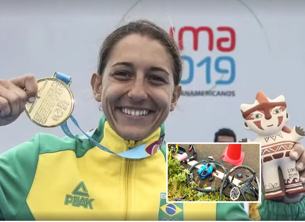 Triatleta Luisa Baptista é atropelada por motociclista sem habilitação no interior de SP