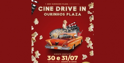 Ourinhos Plaza vai comemorar primeiro aniversário com cine drive in ao ar livre