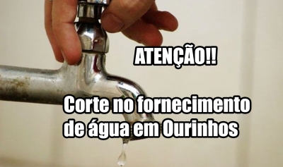 SAE comunica corte de fornecimento de água nesta quarta-feira, 19, em Ourinhos