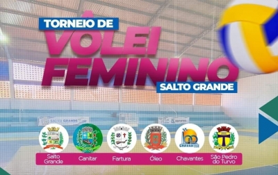 Prefeitura de Salto Grande anuncia Torneio Regional de Vôlei Feminino