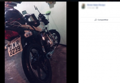 Jovem tem moto furtada por possível comprador que conheceu pelo Facebook em Ourinhos