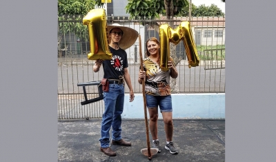 Mãe e filho de Ourinhos conseguem mais de 1 milhão de visualizações em rede social com vídeo cômico 