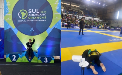 Atleta mirim de Ourinhos conquista vice-campeonato Sul-americano de Jiu-Jitsu