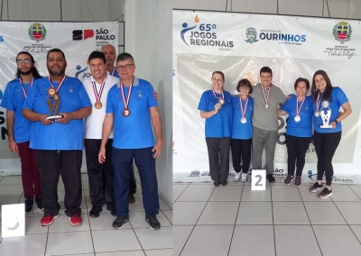 Ourinhos se mantém em segundo lugar na classificação geral dos 65º Jogos Regionais de Ourinhos e Santa Cruz do Rio Pardo