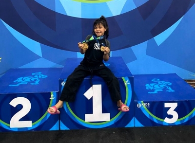 Atleta de Ourinhos, de 7 anos, fatura campeonato internacional de Jiu-Jitsu