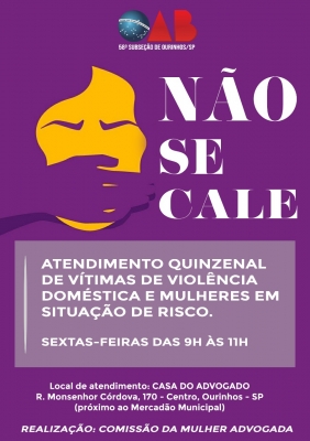 OAB Ourinhos faz atendimento às mulheres vítimas de violência