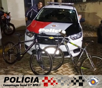 Ajudante Geral é preso furtando bicicletas em Ourinhos 