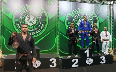 Lutador de Ourinhos conquista Vice-campeonato Mundial de Jiu-Jitsu em São Paulo