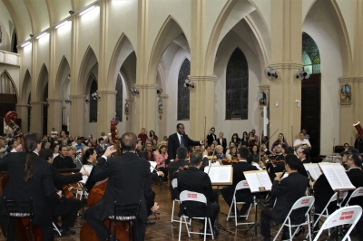 Orquestra Sinfônica Nacional Brasileira se apresenta na Catedral do senhor Bom Jesus em Ourinhos