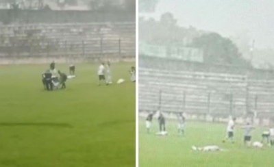 Morre jogador atingido por raio durante partida de futebol em Santo Antônio da Platina; quatro foram atingidos