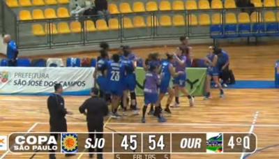 Ourinhos Basquete/ Semel/ AOBE vence São José fora, empata a série e força o terceiro jogo nas semifinais da Copa Paulista de Basquete Feminino 2023