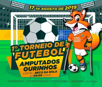  Com a presença do Corinthians, 1º Torneio de Futebol de Amputados acontece neste sábado em Ourinhos