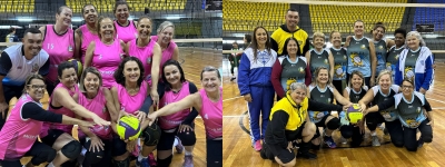 Equipes femininas de vôlei adaptado de Salto Grande vencem Superliga em Marília 