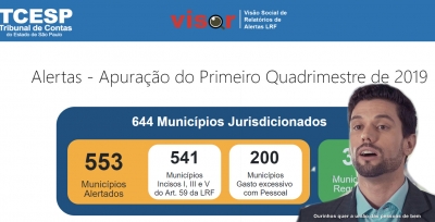 Ourinhos aparece em relação de cidades alertadas pelo TCESP