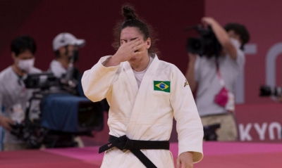 Mayra Aguiar conquista bronze no judô na Olimpíada de Tóquio