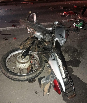 Motociclista morre em acidente com caminhão na Rodovia Transbrasiliana 