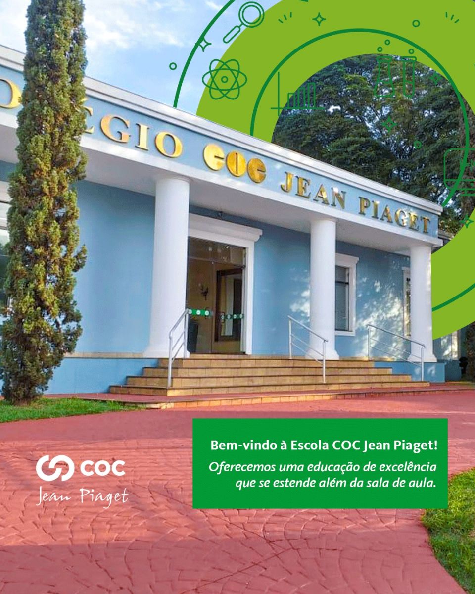 Colégio COC Jean Piaget de Ourinhos lança concurso de bolsas para o 2º ano  do Ensino Fundamental I